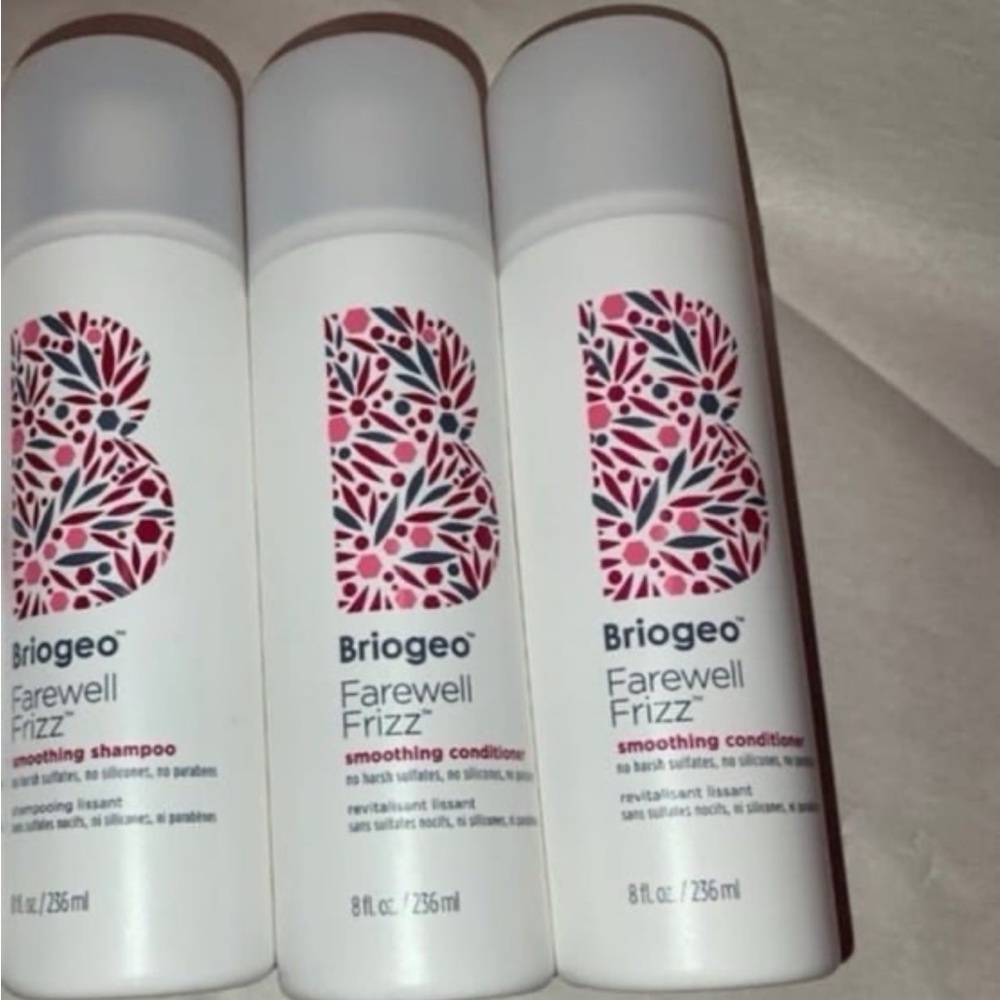 3 x briogeo farewell frizz smoothing